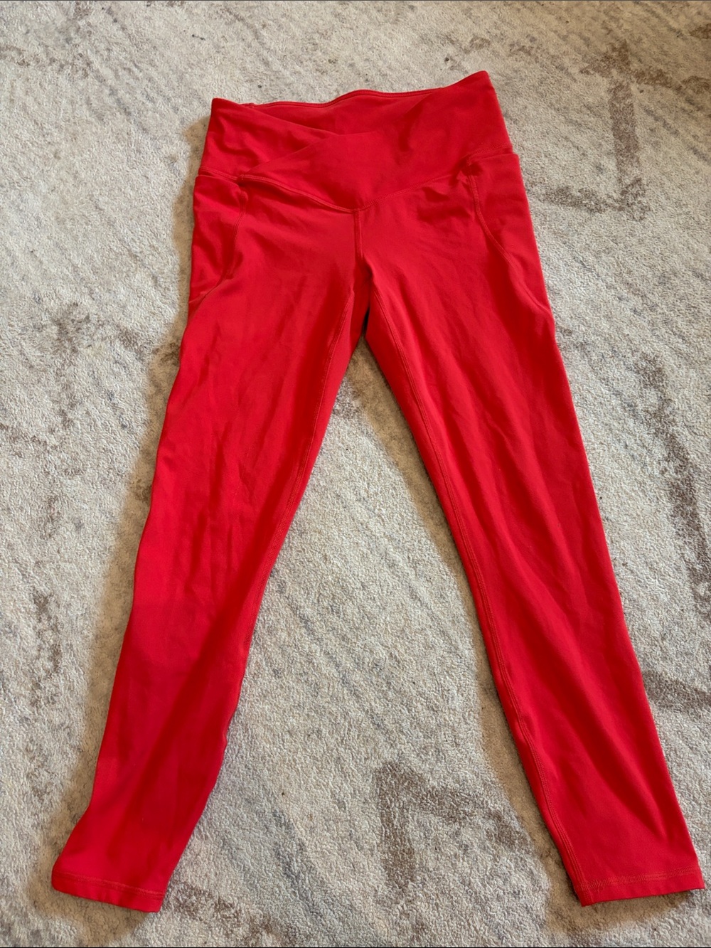 Fabletics Red High-Waist Leggings